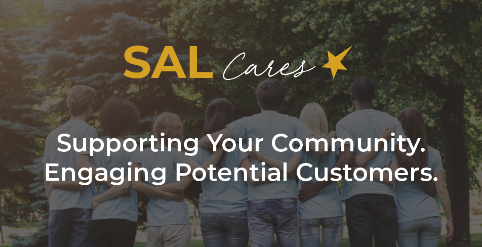 SALcares Supporting Your Community. Engaging Potential Customers.