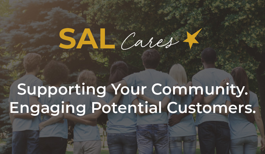 SALcares Supporting Your Community. Engaging Potential Customers.