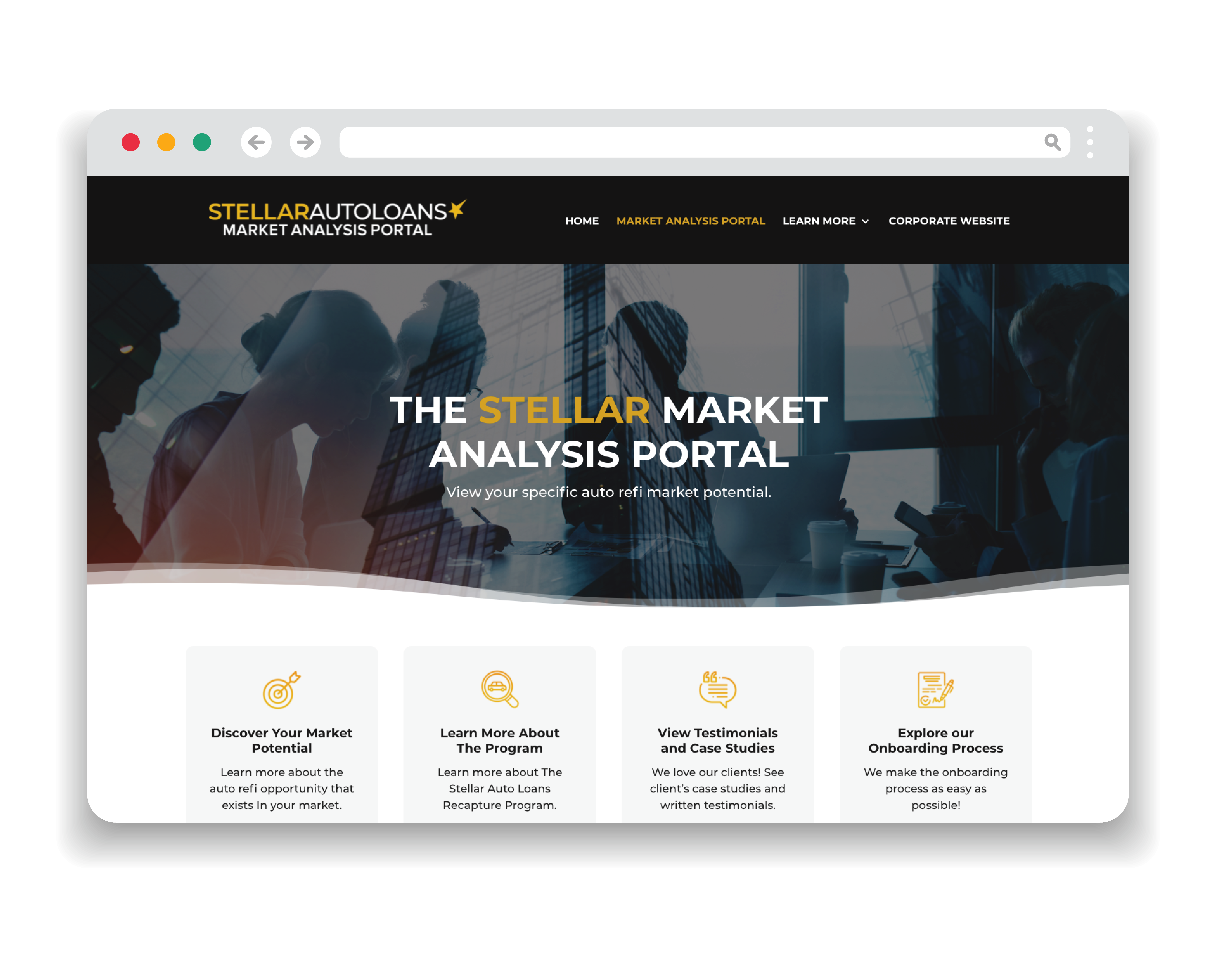 Stellar Market Analysis Portal