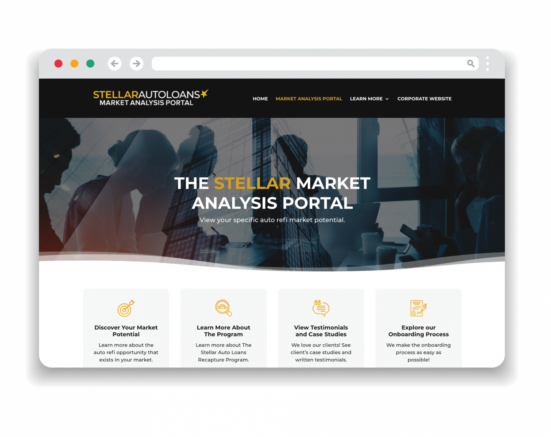 Stellar Market Analysis Portal