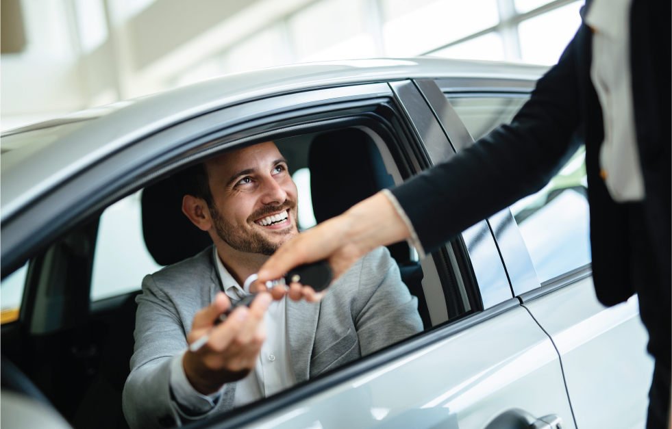 Man in Car